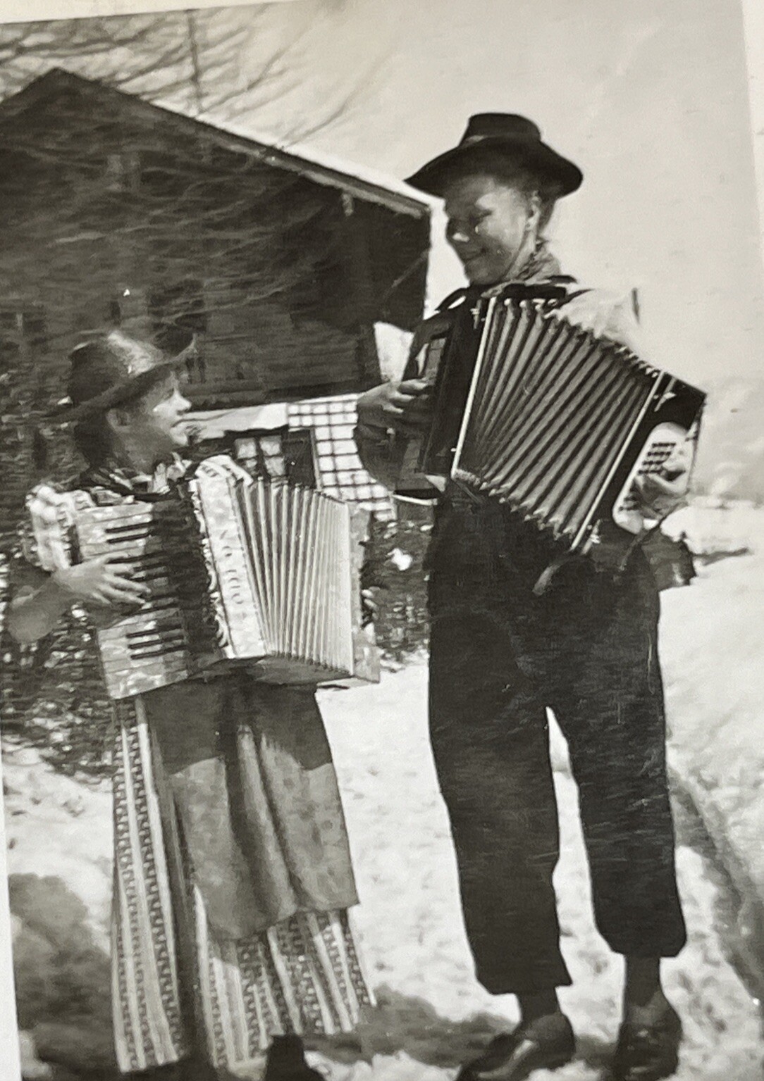 WW2 WWII Original German Military wartime Photo Musicians Accordion Instrument