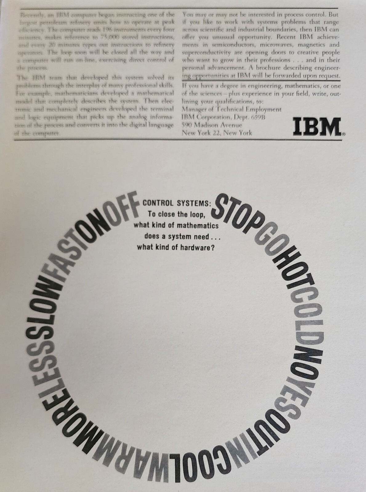 IBM Magazine Ad Vintage 1961 Picture Print Advertisement Display Wall Art