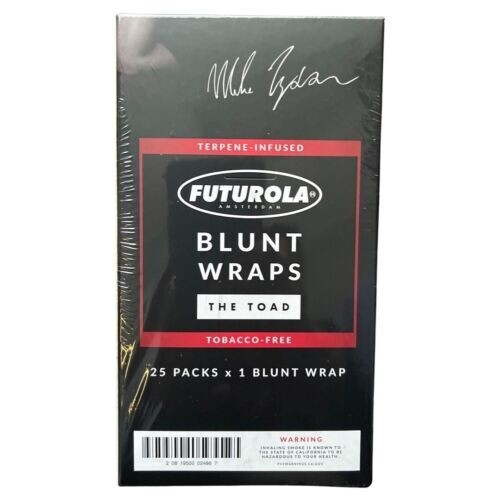 Tyson Ranch Futurola The Toad Wraps 25 Packs x 1 Wrap | 25 Wraps FREE SHIPPING!