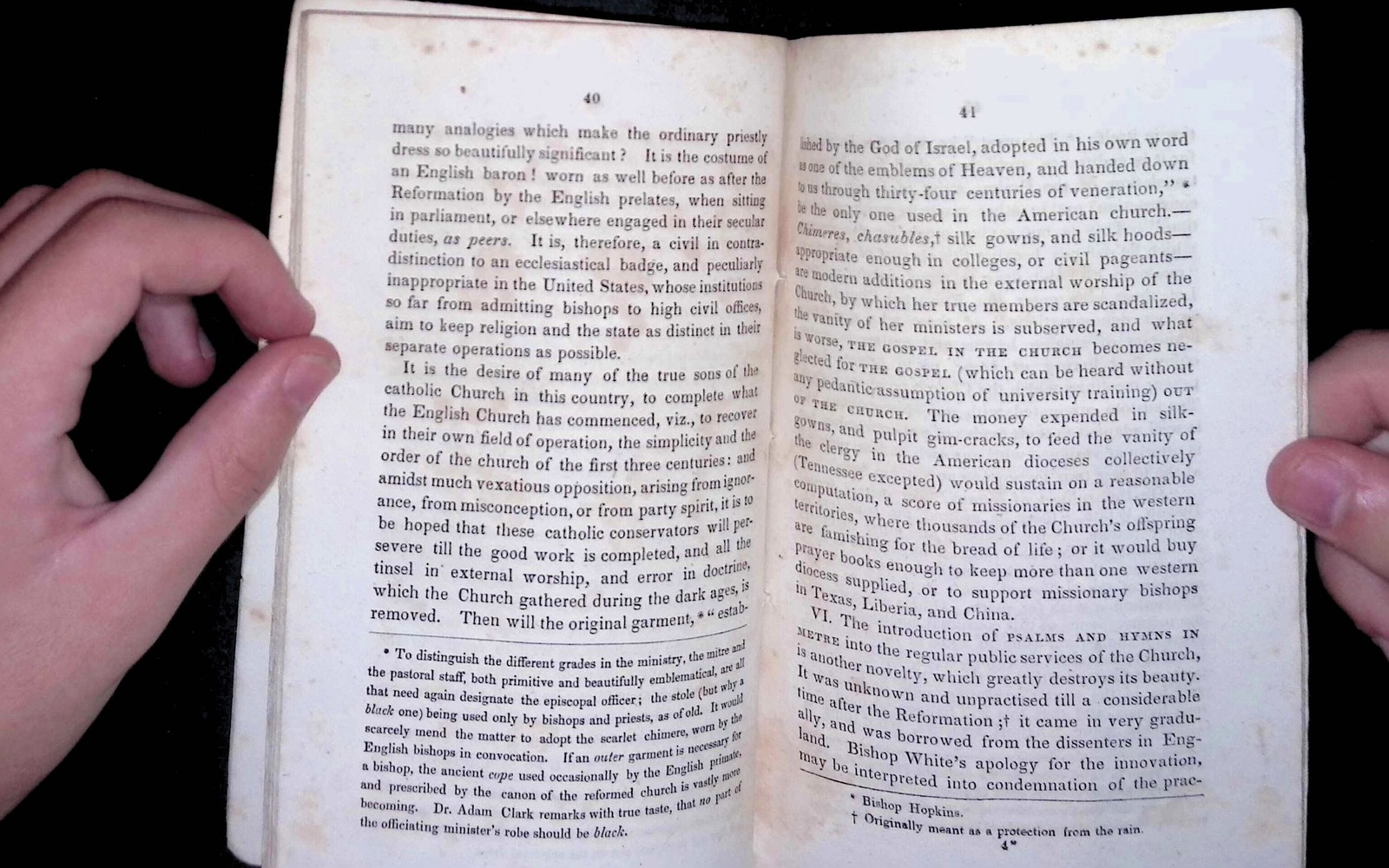 Antique Theological Treatise Protestant Episcopal Church Governance 1800s