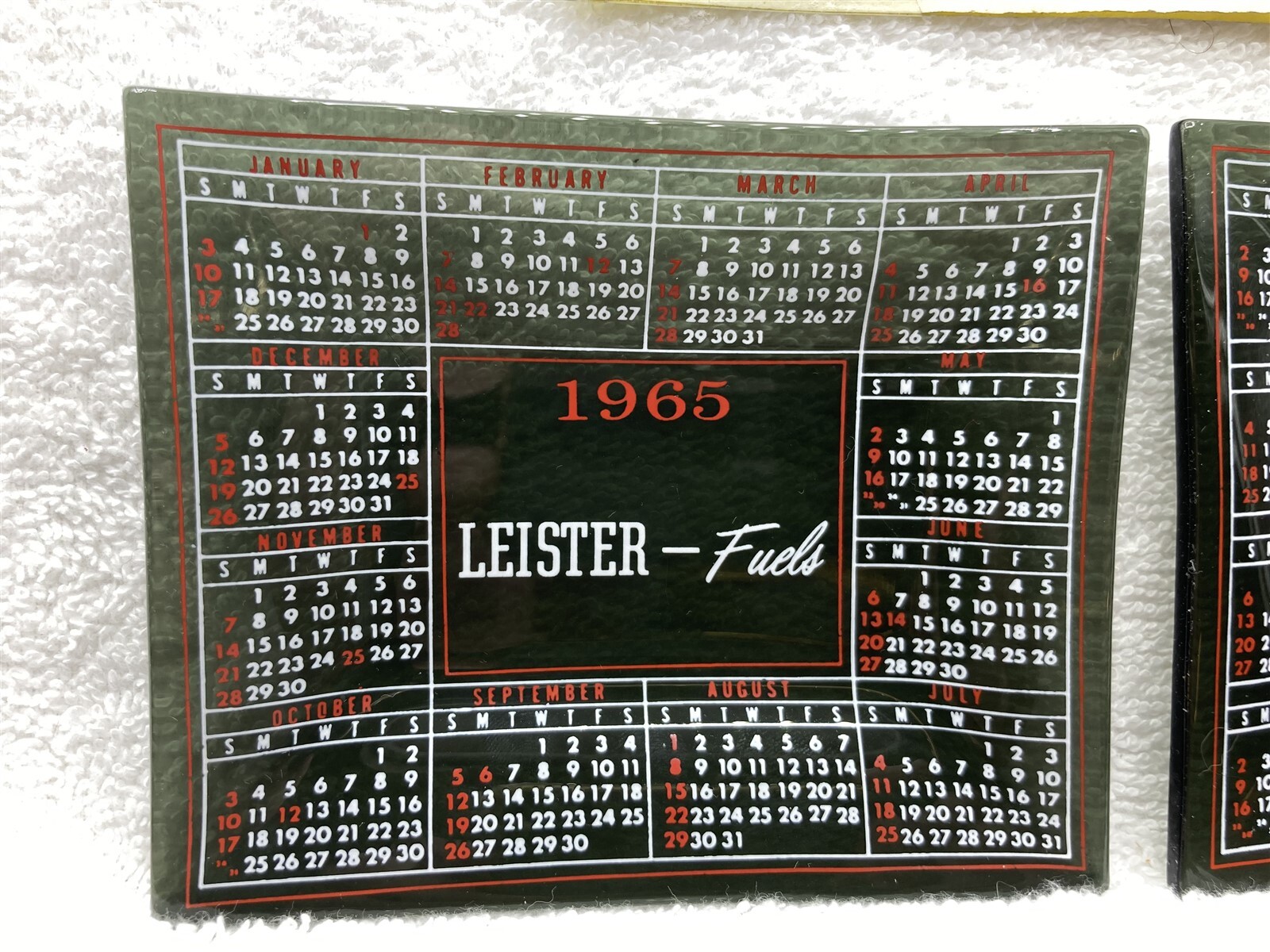 1965 1966 Leister Fuels Company Bucks Montgomery County Burlington PA NJ Ashtray