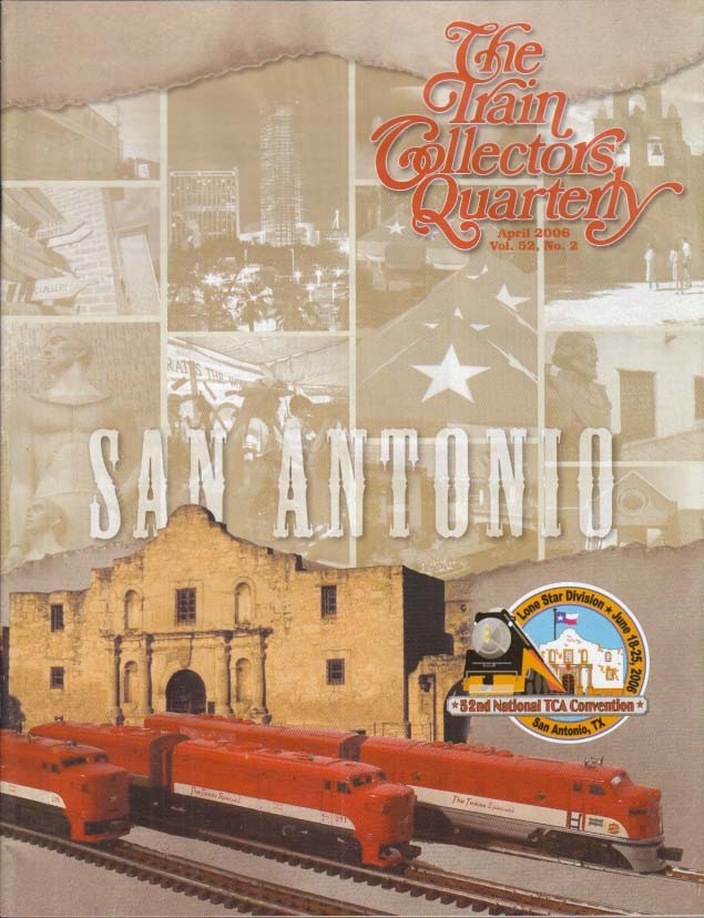 TRAIN COLLECTORS QUARTERLY 4 2006 Marx 90172; Flyer 4670-4671 K-Line Coca-Cola