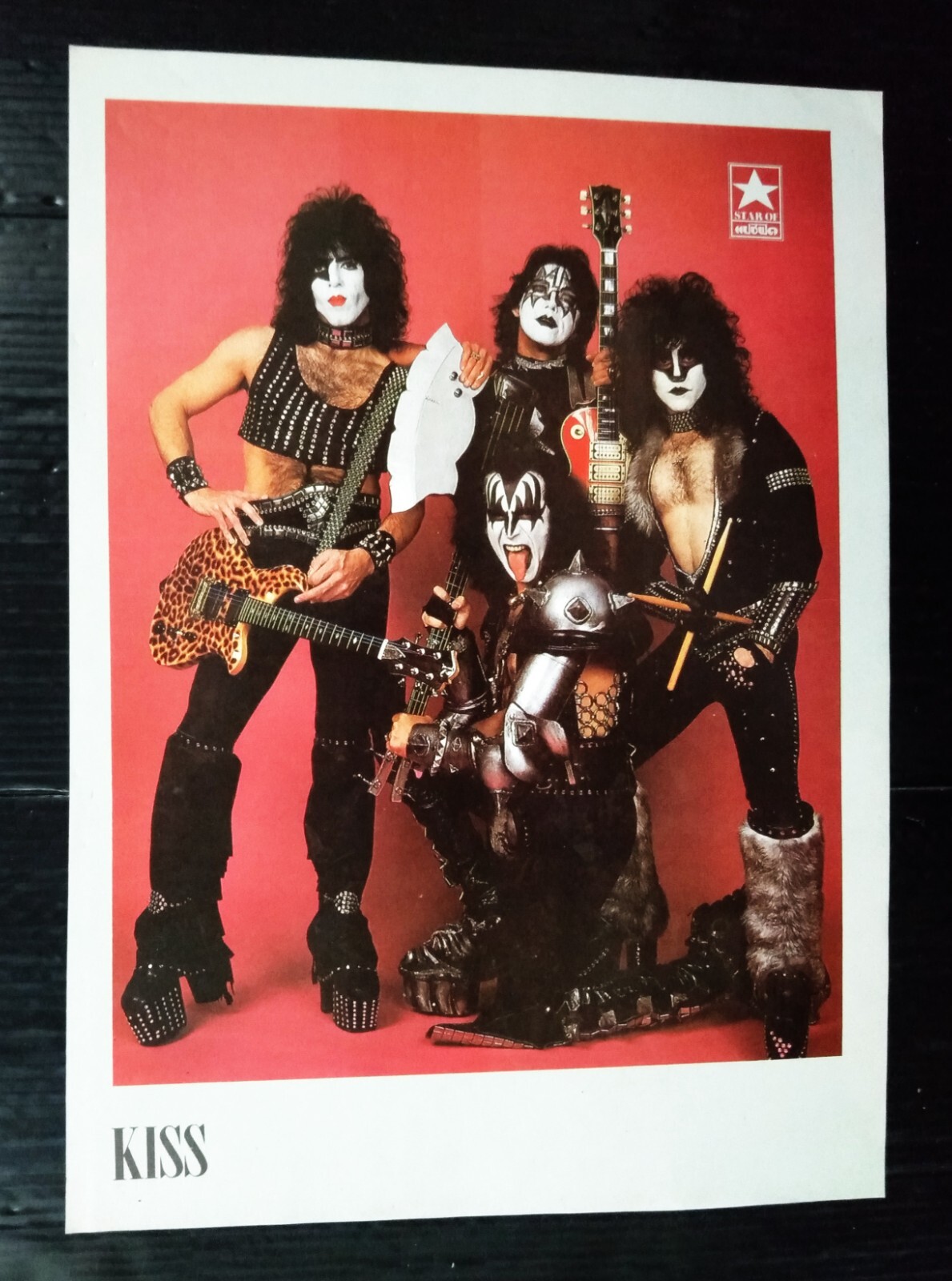 C6193 KISS Vintage Thailand ONLY 1 COLOR PAGE MEGA RARE!!!