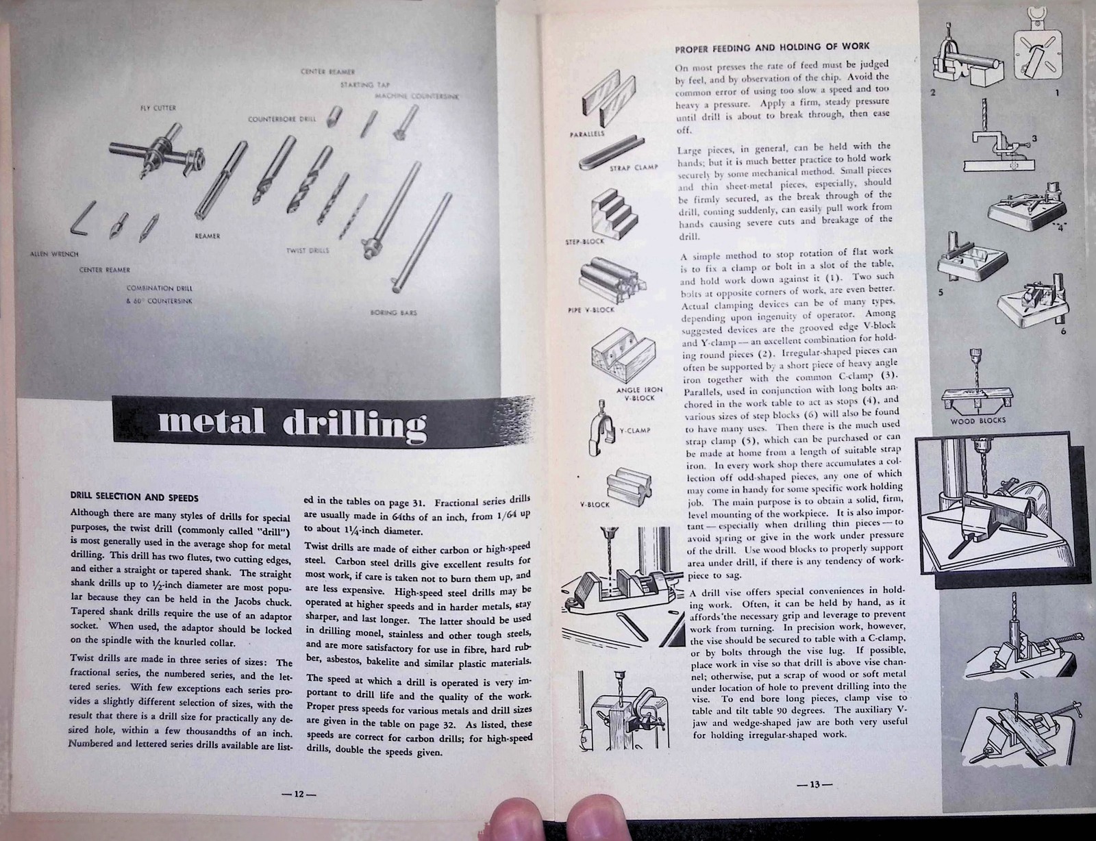 Craftsman “The Drill Press” Handbook 1950s Sears Machinist Vintage Guide Tools