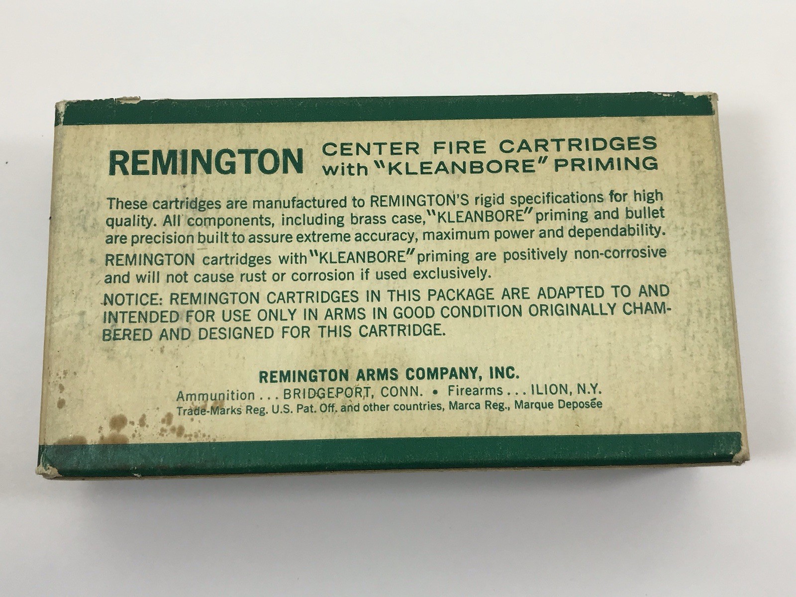EMPTY Remington 6mm Rem Green Box Man Cave Decor 1964-1973 Vintage NO AMMO