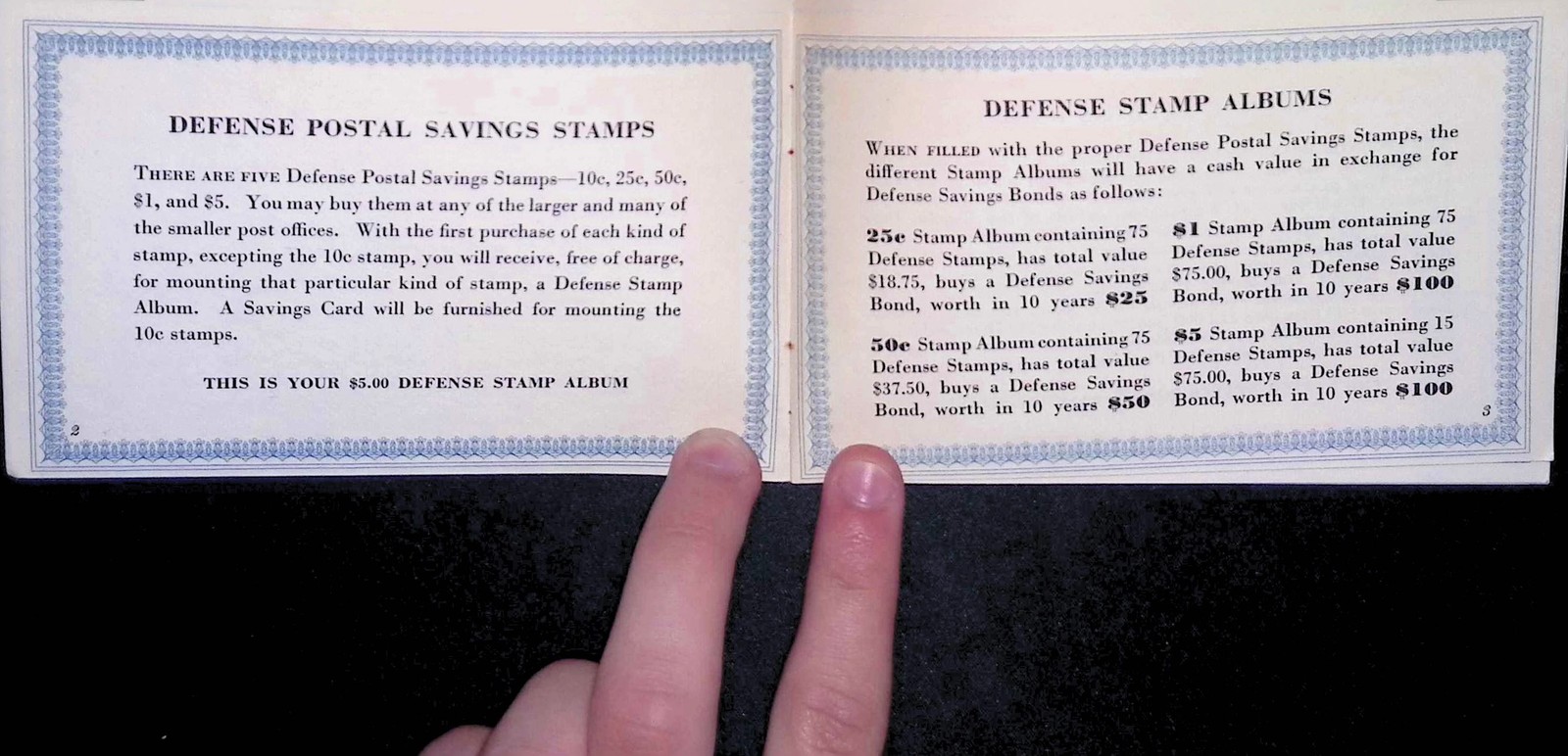 1940s US Postal Savings Plan Defense Bond Album Stamps Propaganda Ephemera