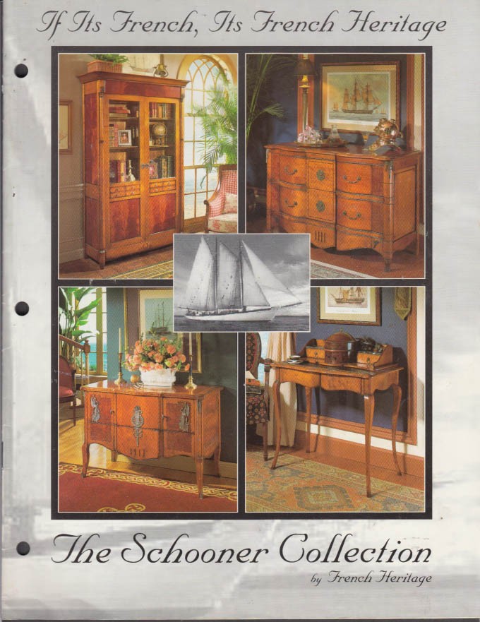 French Heritage Schooner Collection Furniture Catalog ca 1980s