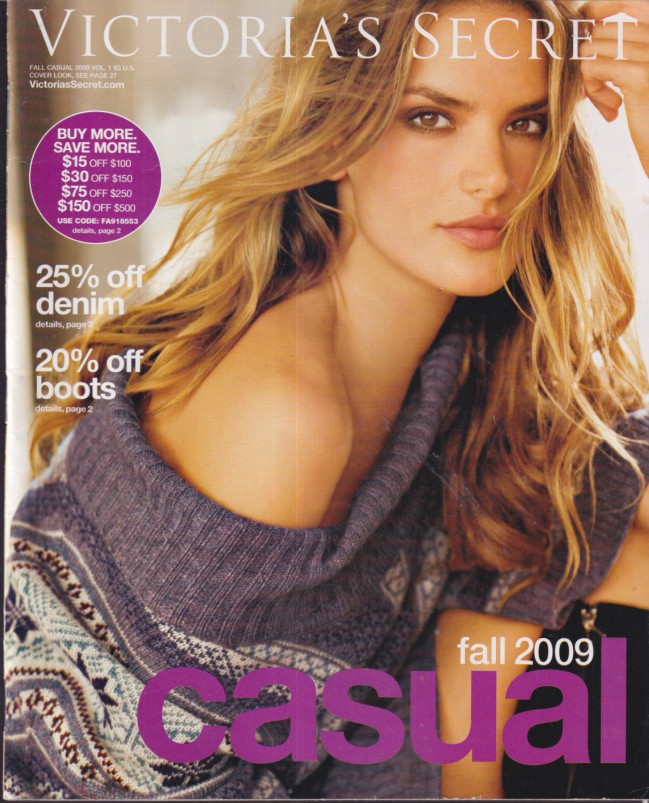 Victoria’s Secret Casual Fall 2009 Catalog V1 lingerie pants dresses tops &c