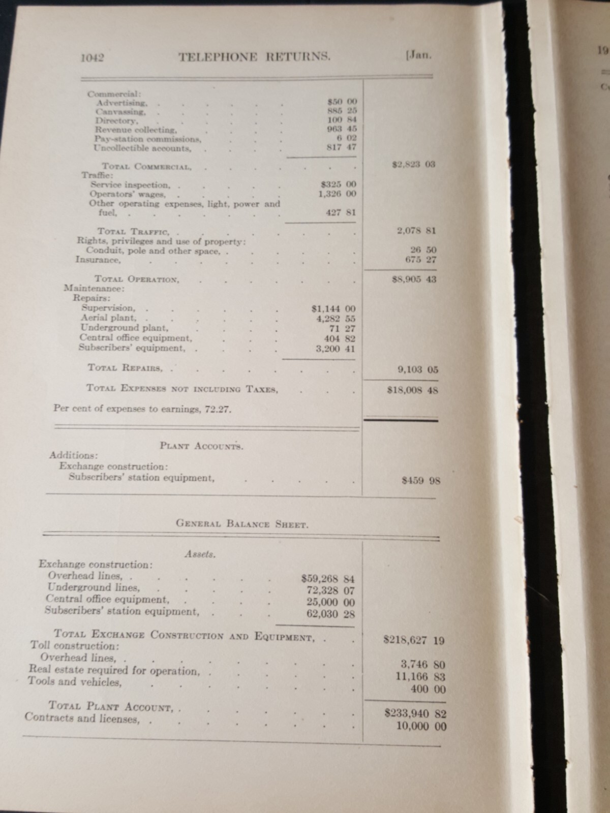 1913 paper FALL RIVER AUTOMATIC TELEPHONE COMPANY Massachusetts Bradford Duval