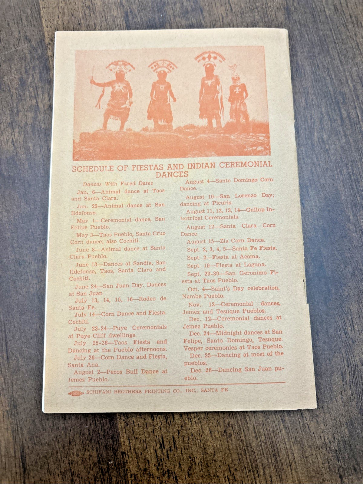 1960 La Turista Santa Fe, Taos & Northern New Mexico NM Tourist Guide 18 Pages