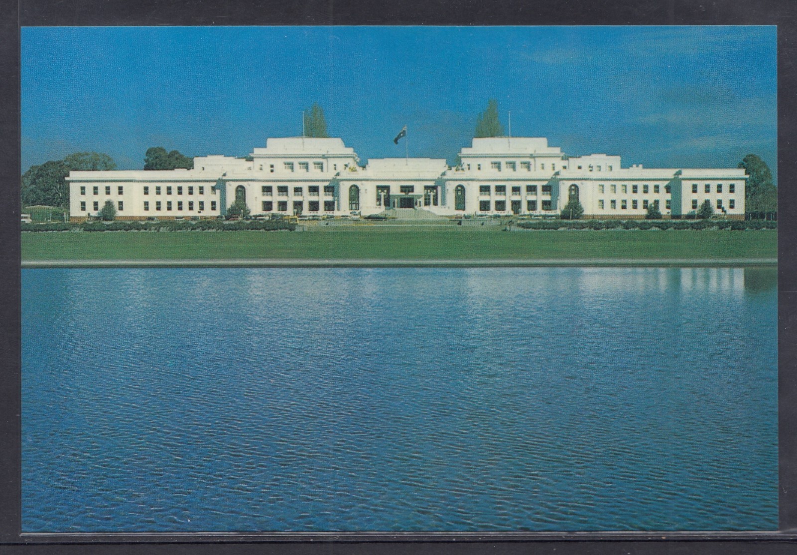 Australia 22c Pre Stamped Postcard – Parliament House Canberra, ACT – Unused
