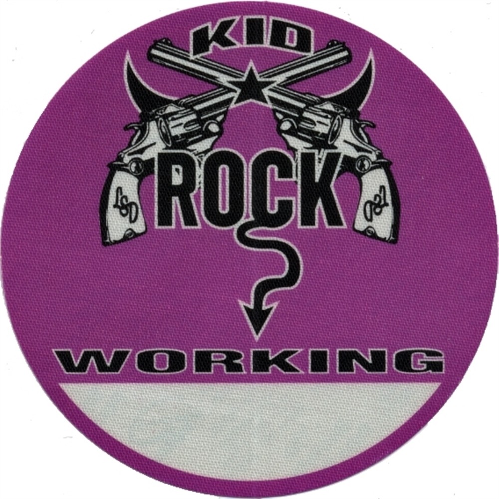 Kid Rock 1999 Devil Without a Cause concert tour Working Crew Backstage Pass