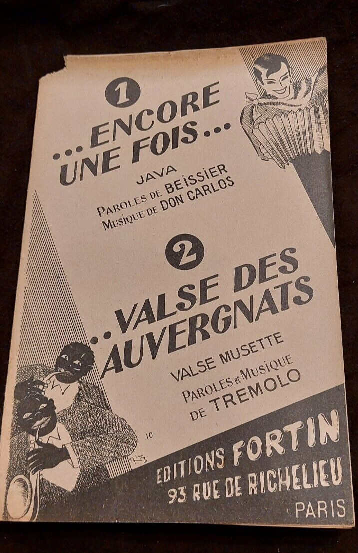 Partition Once Again Don Carlos Waltz of the Auvergnats Tremolo Sheet Music