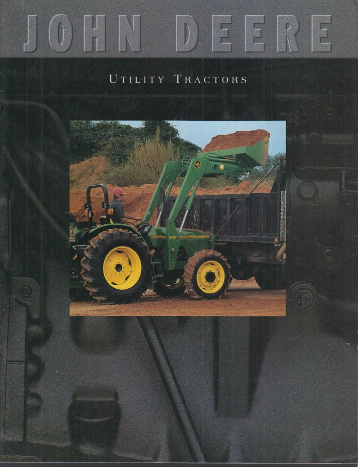 John Deere 5200 5300 5400 Utility Tractors Catalog 1995
