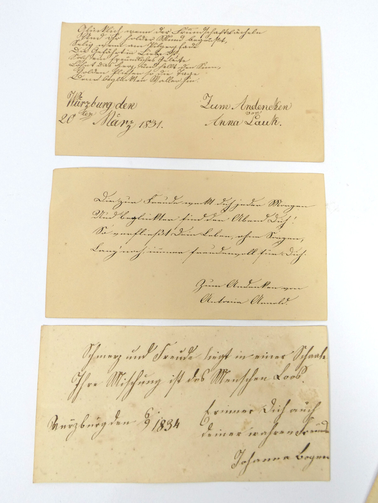 Empire Biedermeier Poetry Album 1830s
