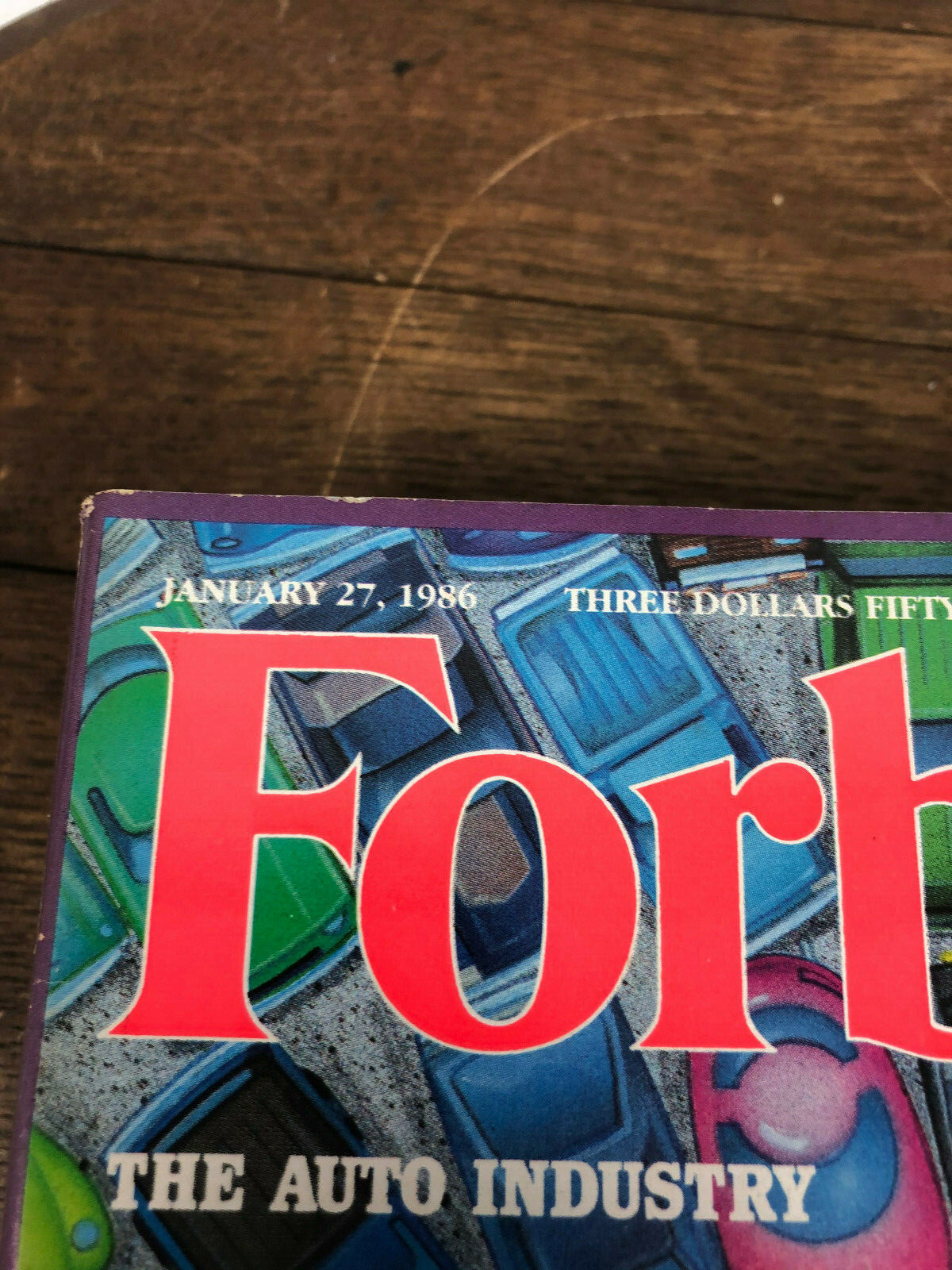 Vintage Forbes January 1986 Magazine “A Crush Like You Wouldn’t Believe”