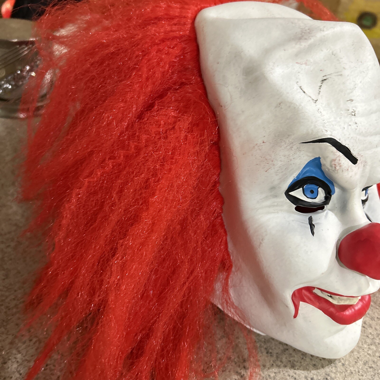 Pennywise Overhead Latex Mask Adult Costume It Horror Movie Clown 1980’s