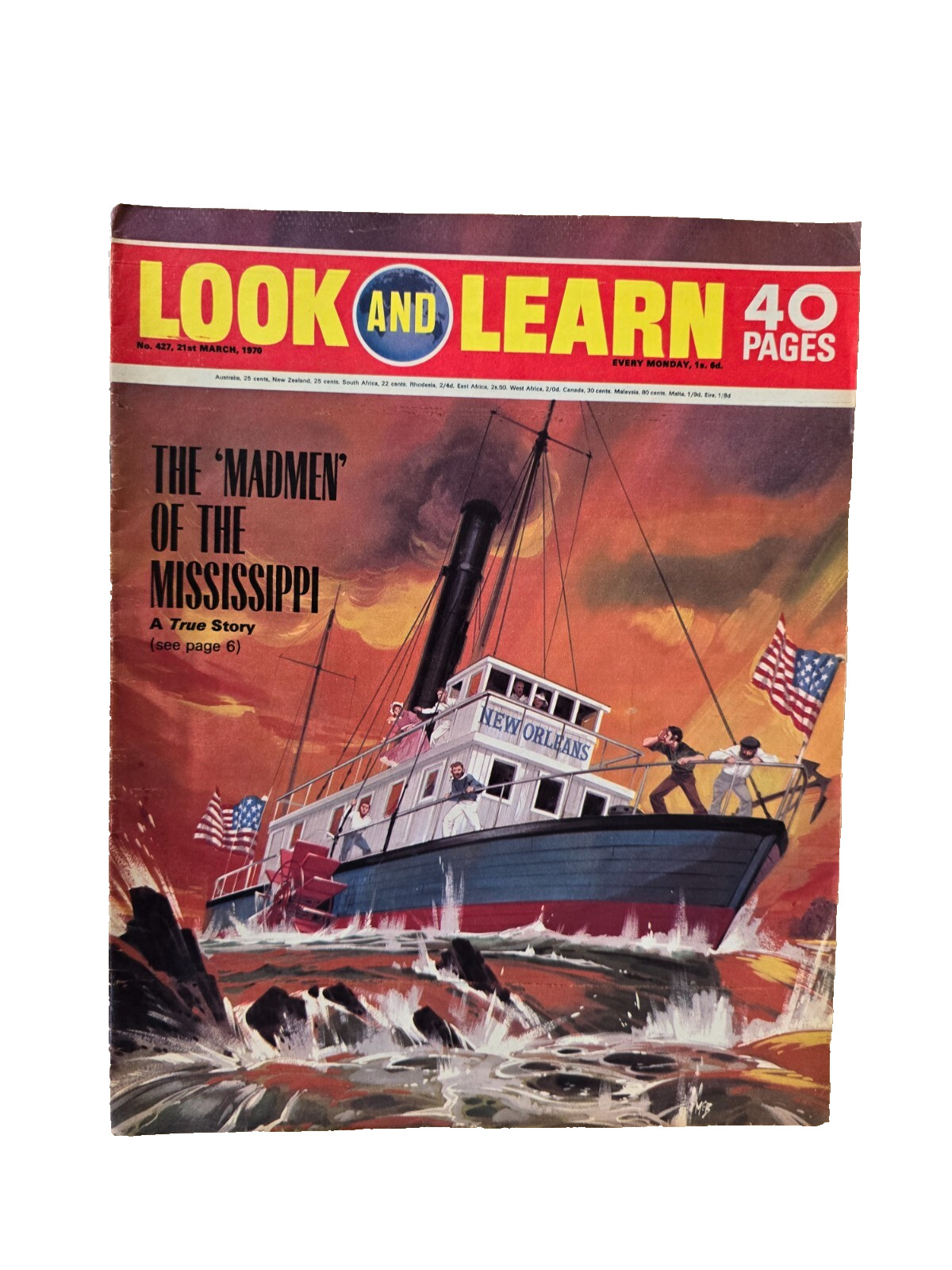 Look and Learn Magazine No. 427, 21st March 1970 IPC Magazine