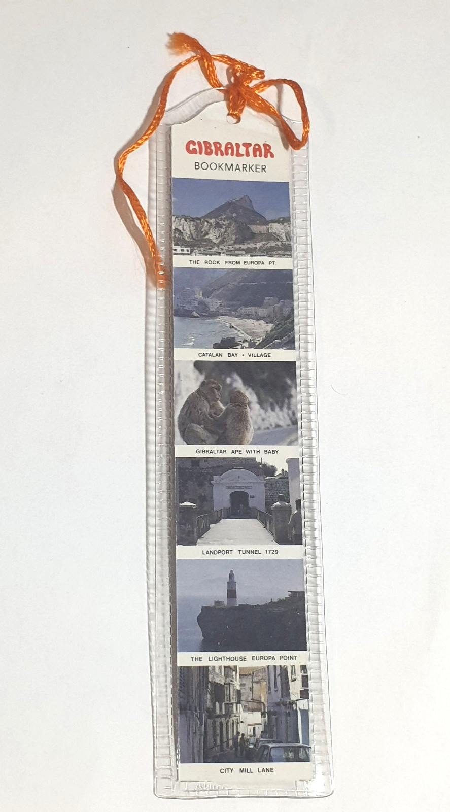 Gibraltar Bookmark Ape Catalan Bay Spain Moorish Castle Europa Lighthouse Gift