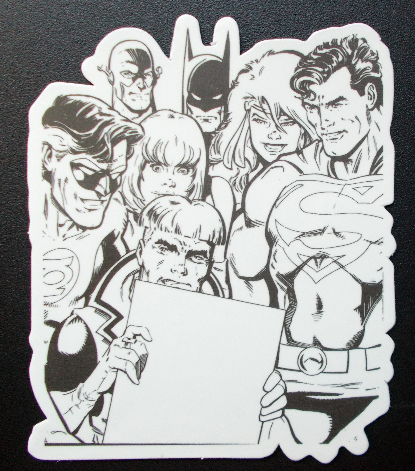 Sticker Decal Matte Look “Super Heroes” Laptop, Smartphone, Skateboard