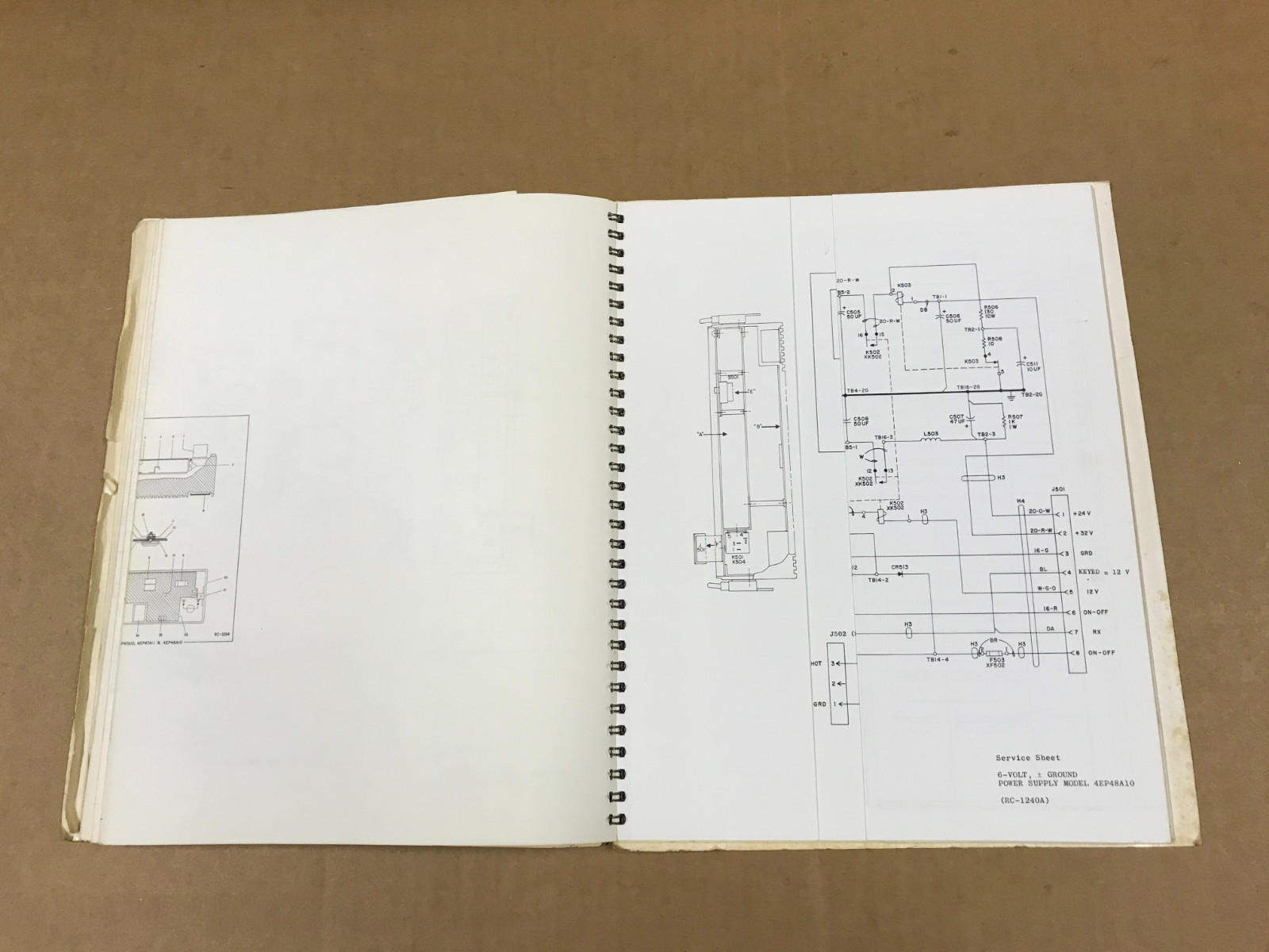 Vintage General Electric Maintenance Manual – Two Way FM Radio #LBI-3480D
