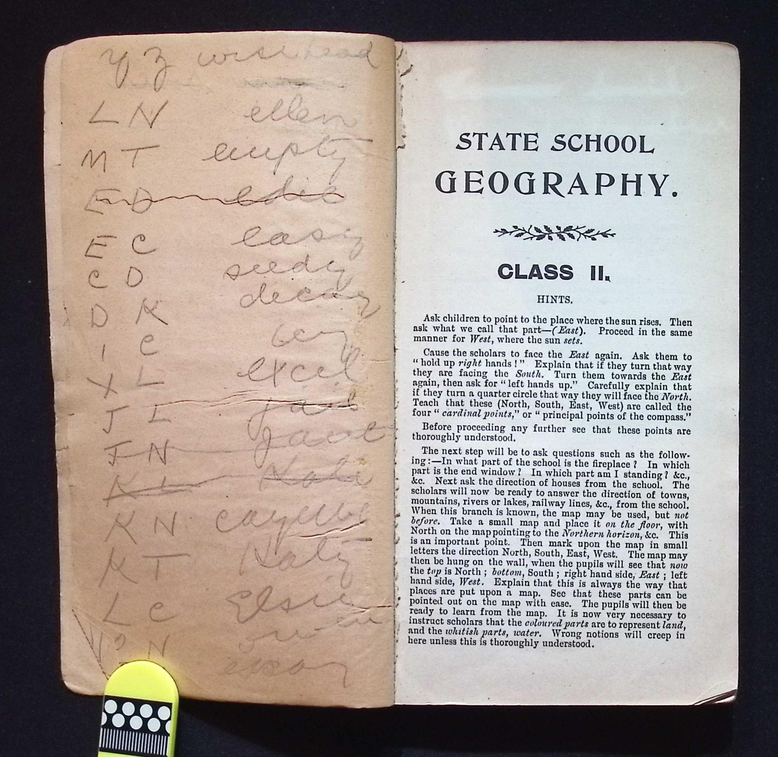 Australian State School Geography Class Book, Dawborn, Revised Programme 1898