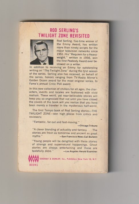 j112 Rod Serling,s Twilight Zone Tempo Mystery Signet Vintage Paperback Book