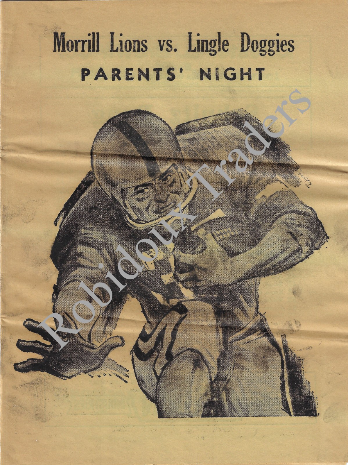 1971 Morrill High School Football Programs: Morrill, Nebraska