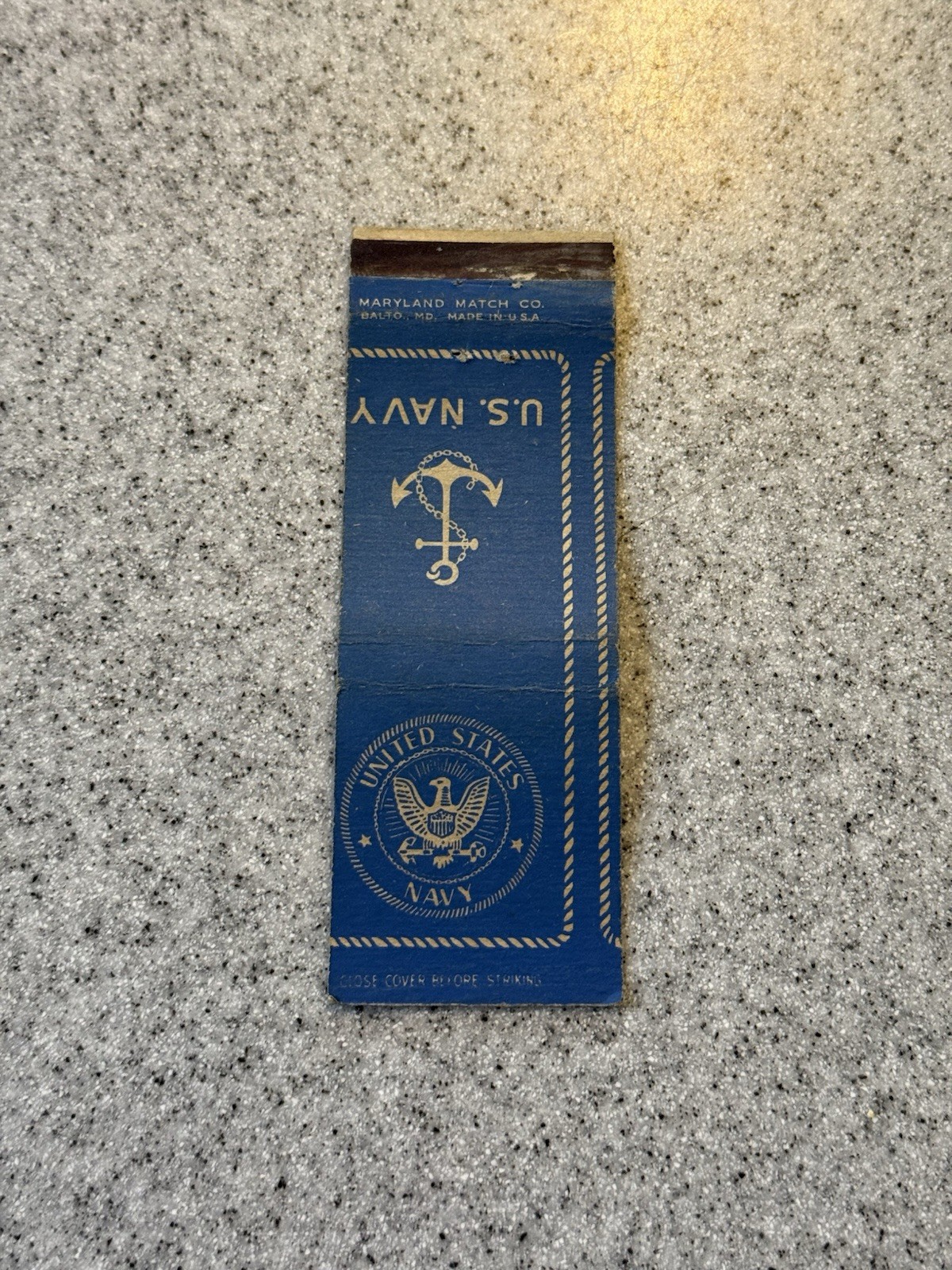 United States Navy Vintage Matchbook Cover 9