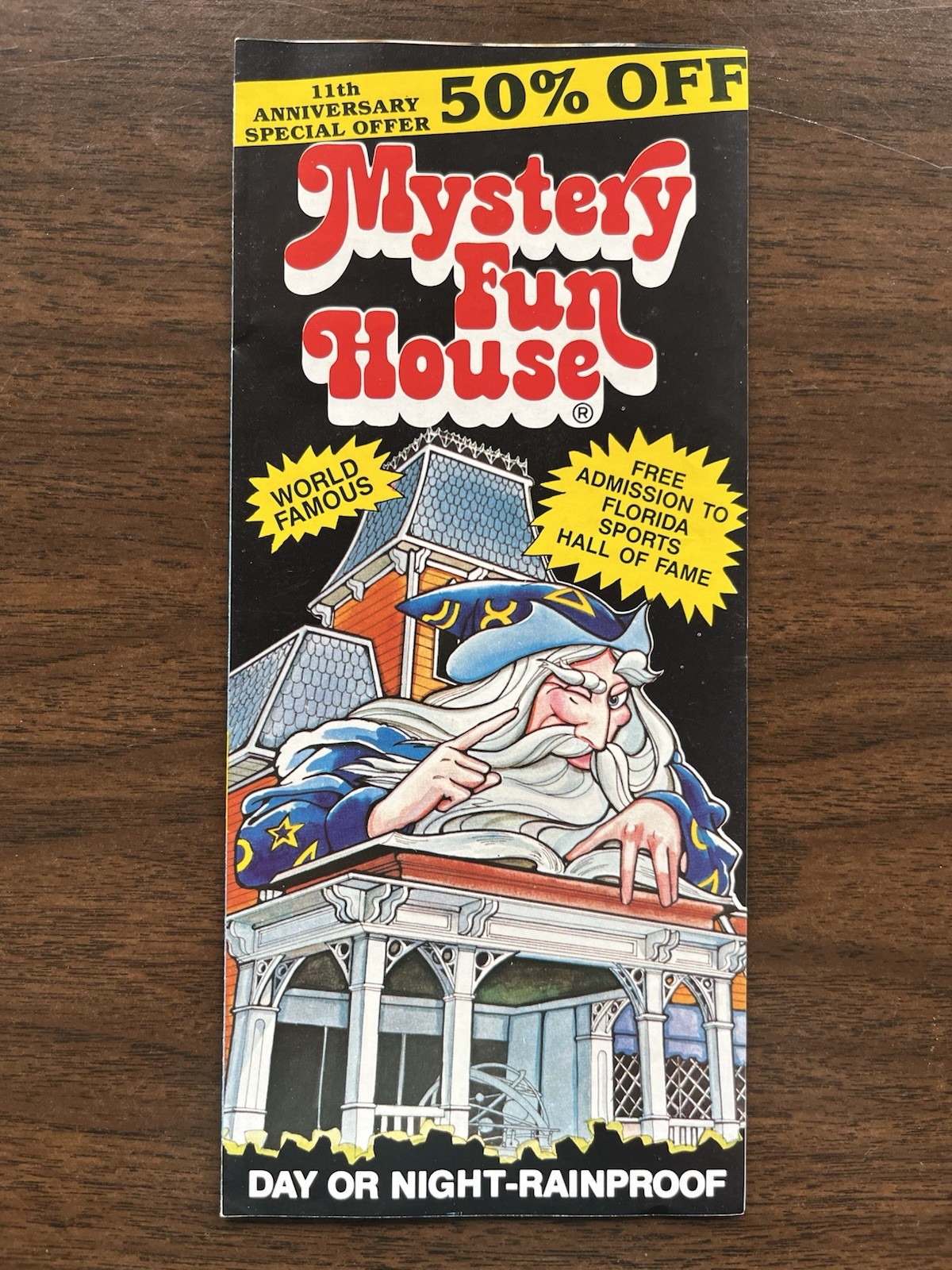 Mystery Fun House Orlando Florida Travel Brochure 1980s