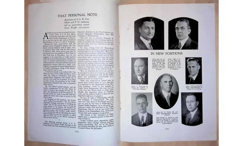 AT & T Long Lines Employee Magazine Bell System Telecom Feb 1930 AT&T Corp.