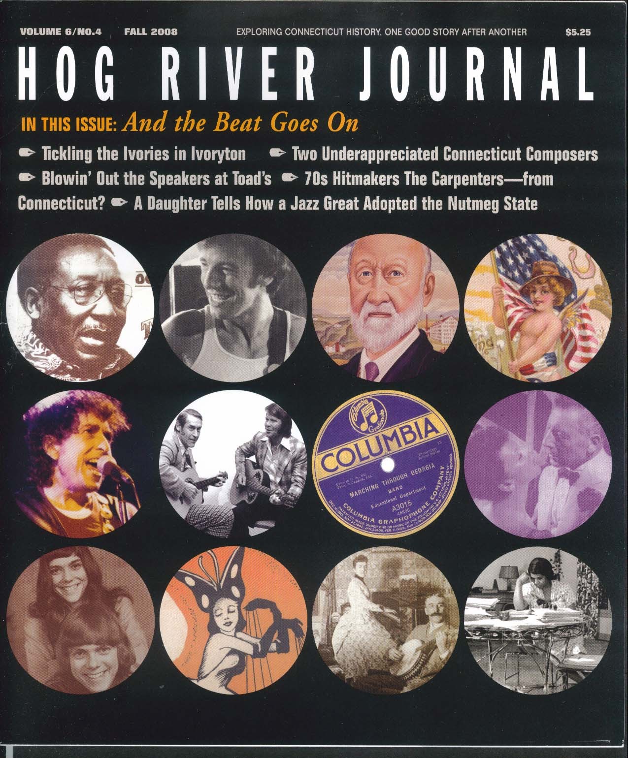 HOG RIVER JOURNAL V6 #4 Charles Ives Henry Clay Toad’s Place New Haven Fall 2008