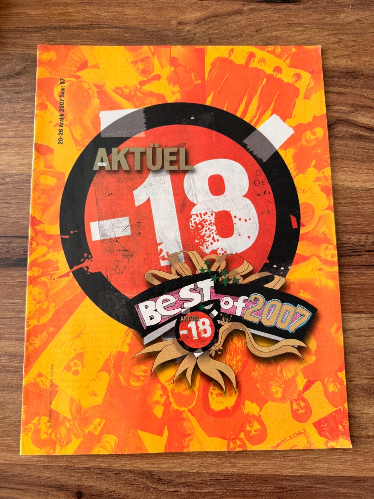 Aktuel -18 Best of 2007 Avril Lavigne Daft Punk Poster Kylie Magazine Rare