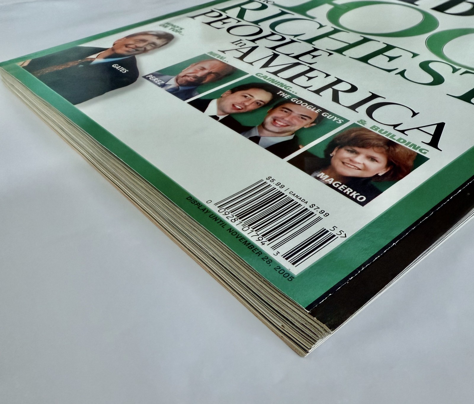 Vintage Forbes October 2005 Magazine – The 400 Richest People in America – Trump
