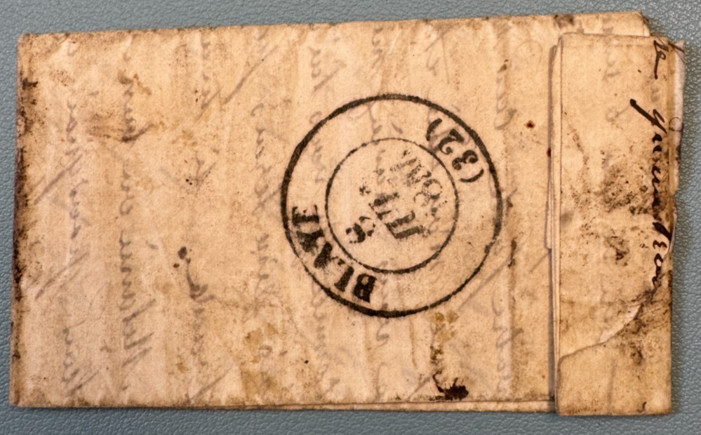 Letter From NOUVELLE ORLEANS (Louisiana, ETATS UNIS) To BLAYE (Gironde) /1843