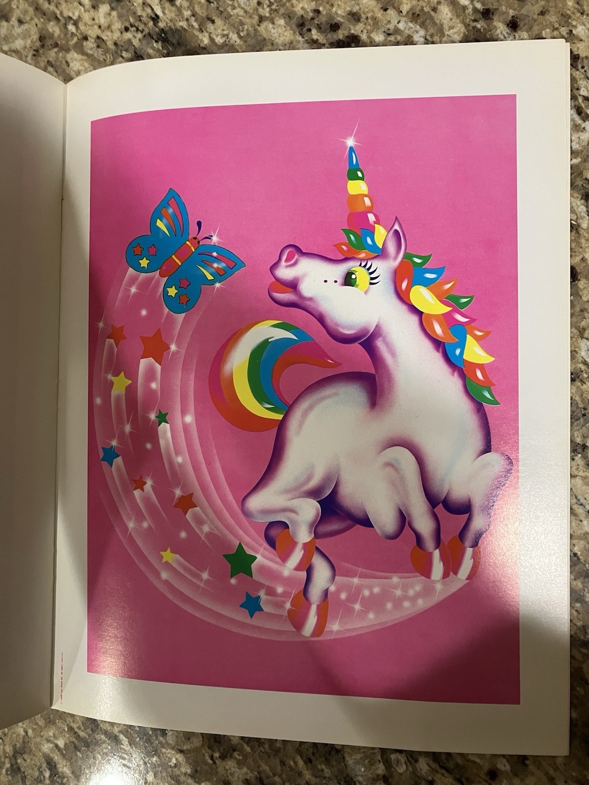 Lisa Frank Vintage 80’s Poster Book Unicorn Hearts 12 Posters New RARE