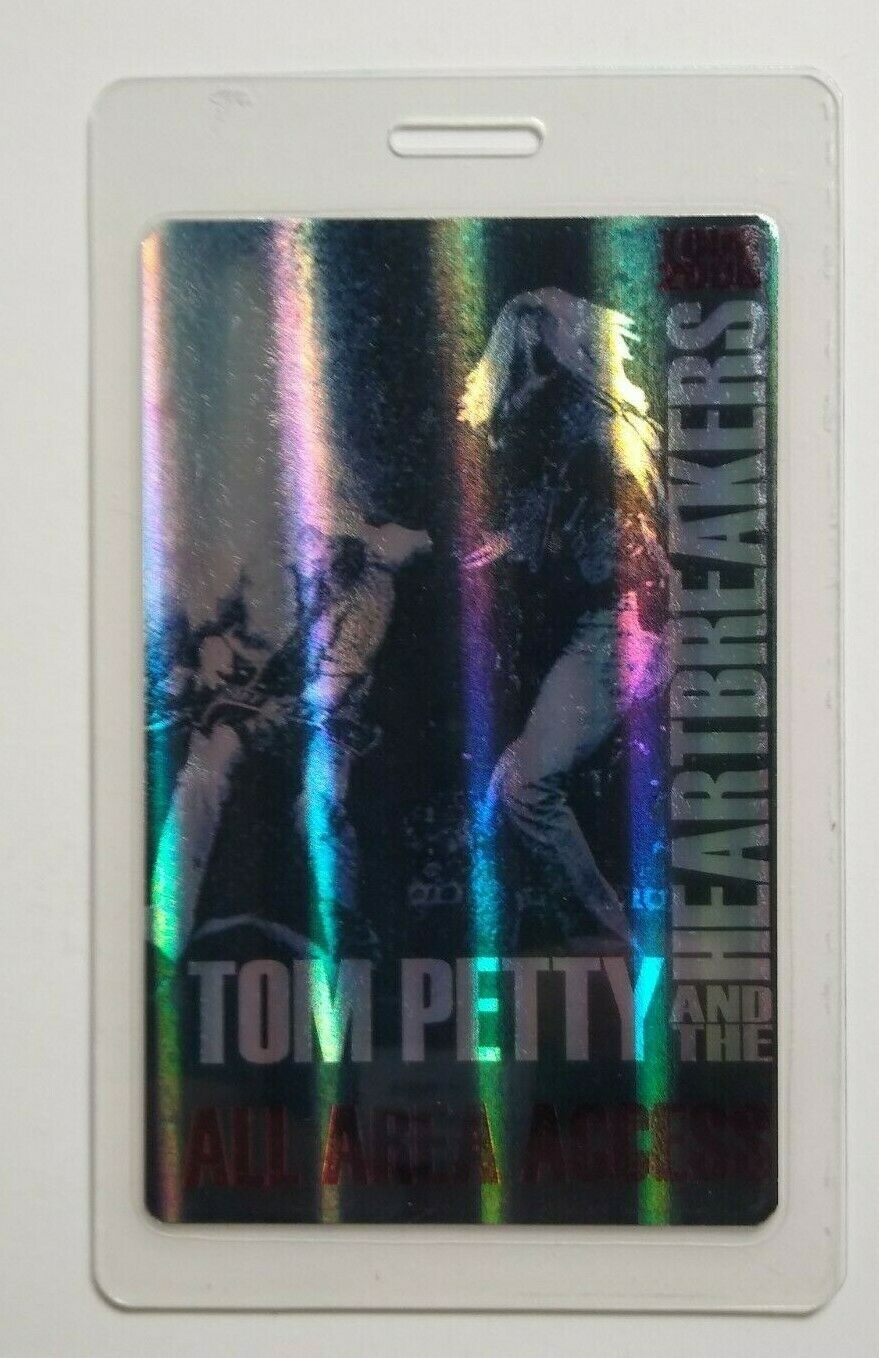 Tom Petty And The Heartbreakers Backstage Pass Hologram Original Rock Music 2005