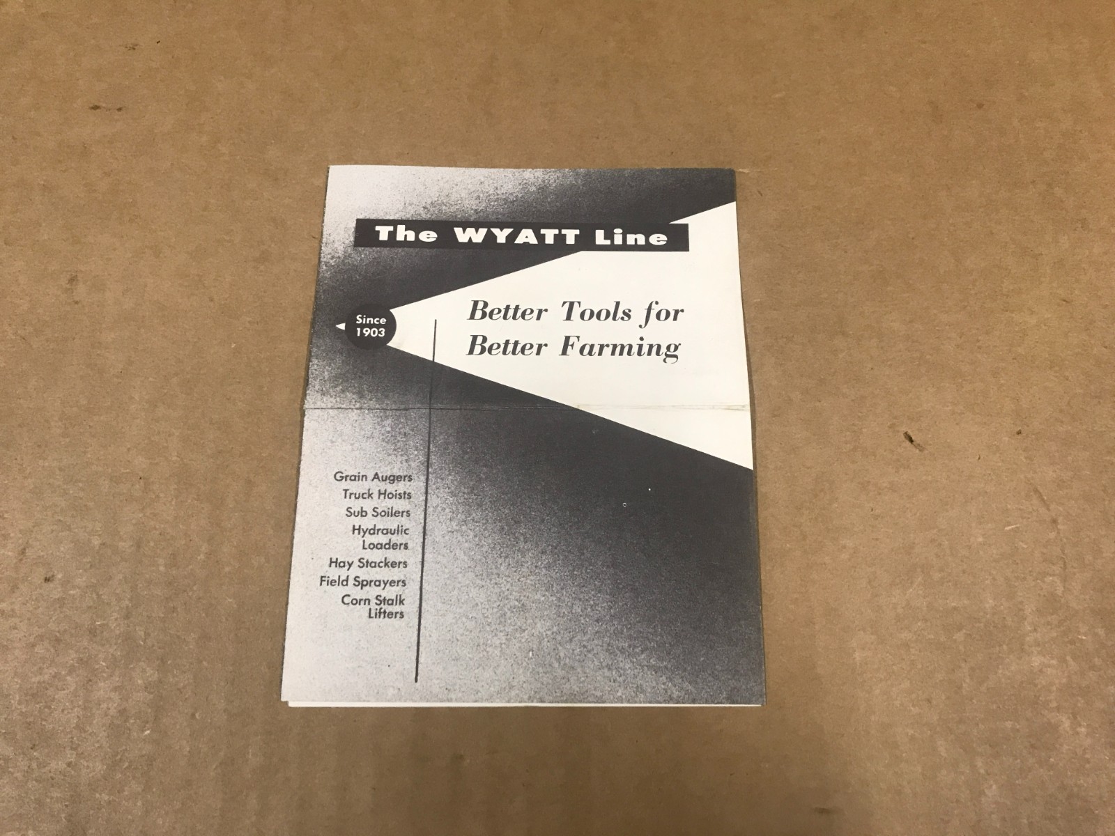 Vintage The Wyatt Line – Better Tools For Better Farming Booklet