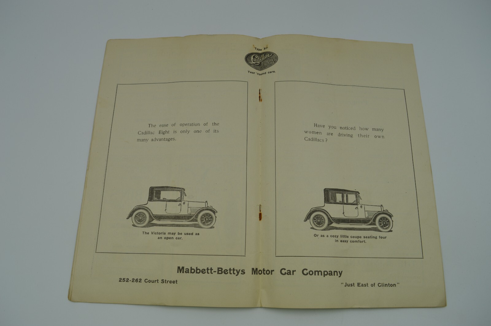 Vintage Stratford Roller Rink – Program H – Cadillac Advertisements/X-Mas/More
