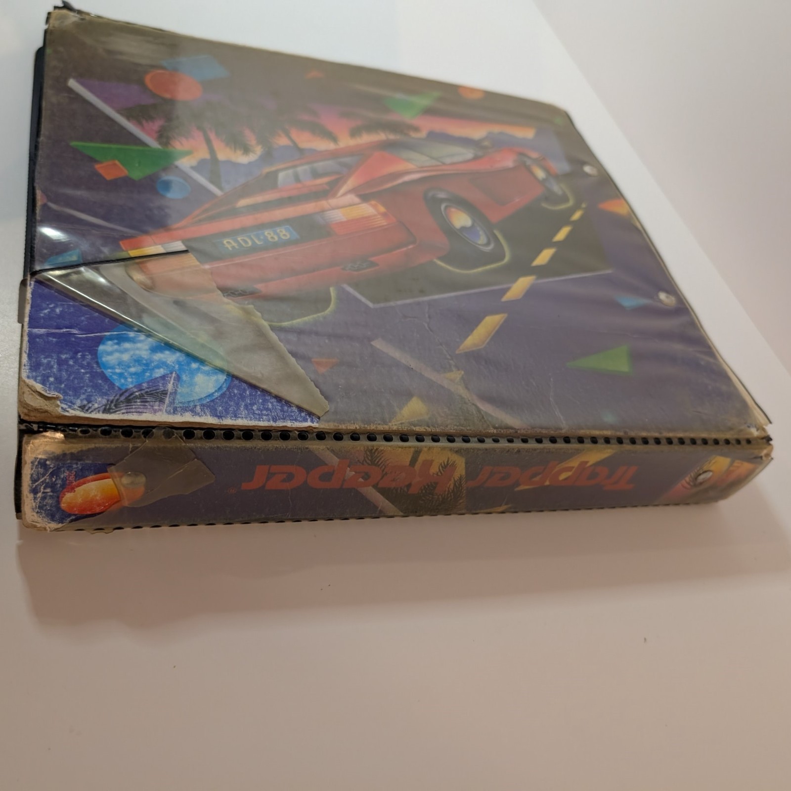 Vintage 80’s Red Ferrari Mead Trapper Keeper Collectible Rare, IN POOR CONDITION
