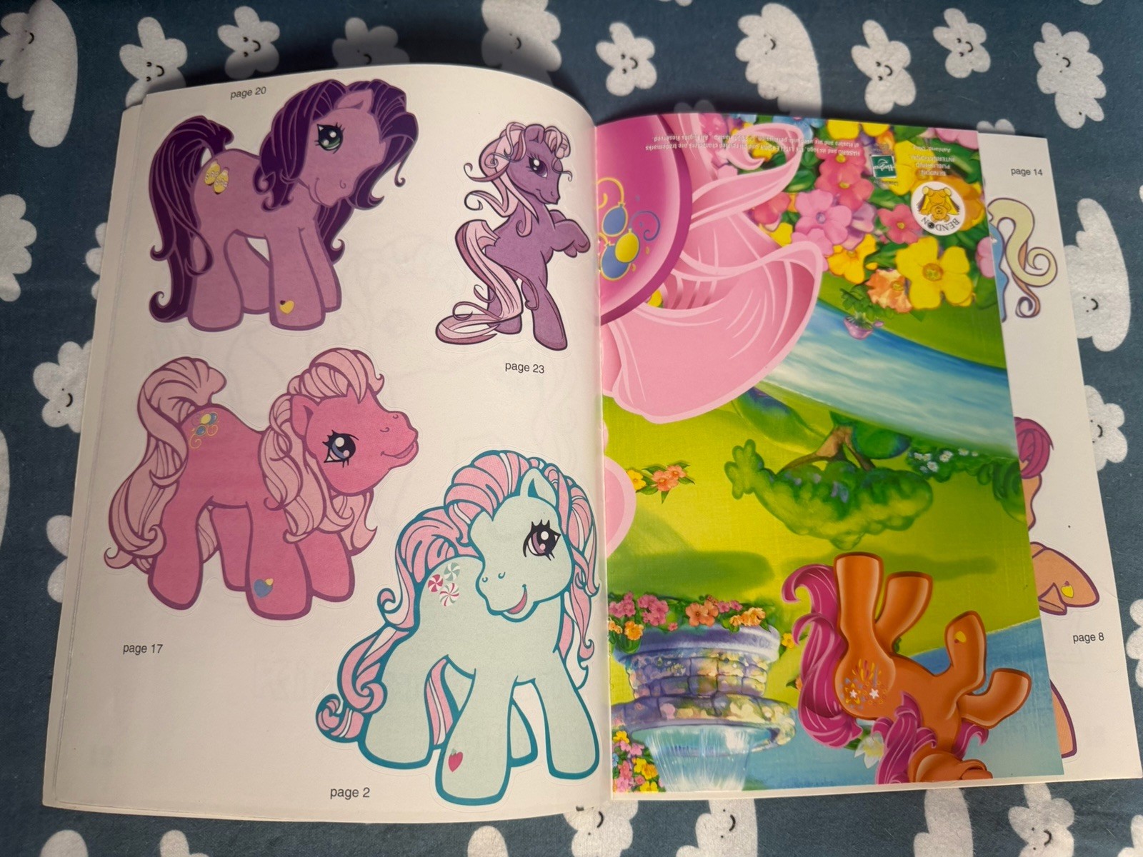 2004 My Little Pony Sticker Book w Pull Out Poster UNUSED All Stickers G3 Hasbro