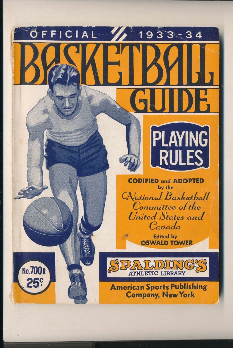 Spalding 1933 Official Basketball Guide ex-em 200 pages