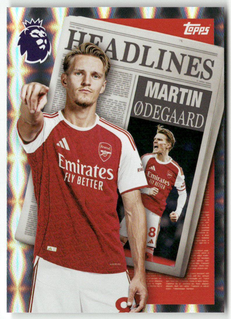 Topps Premier League 2025-26 Soccer No. 441 Martin Odegaard Headliners