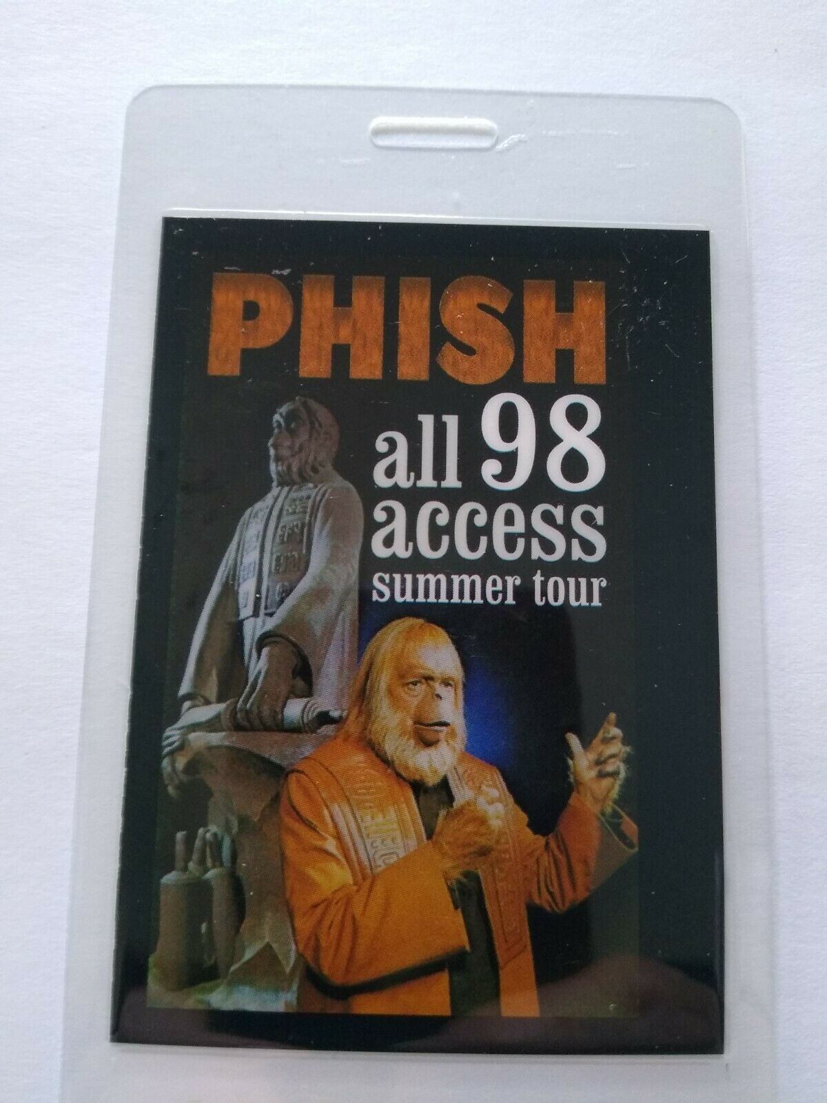 Phish Backstage Pass Original 1998 Concert Summer Tour Planet Of The Apes Art