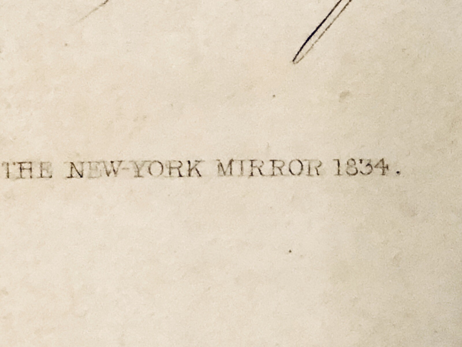1834 HAND COLORED STEEL ENGRAVING VIEW OF NEW YORK CITY FROM BROOKLYN HEIGHTS
