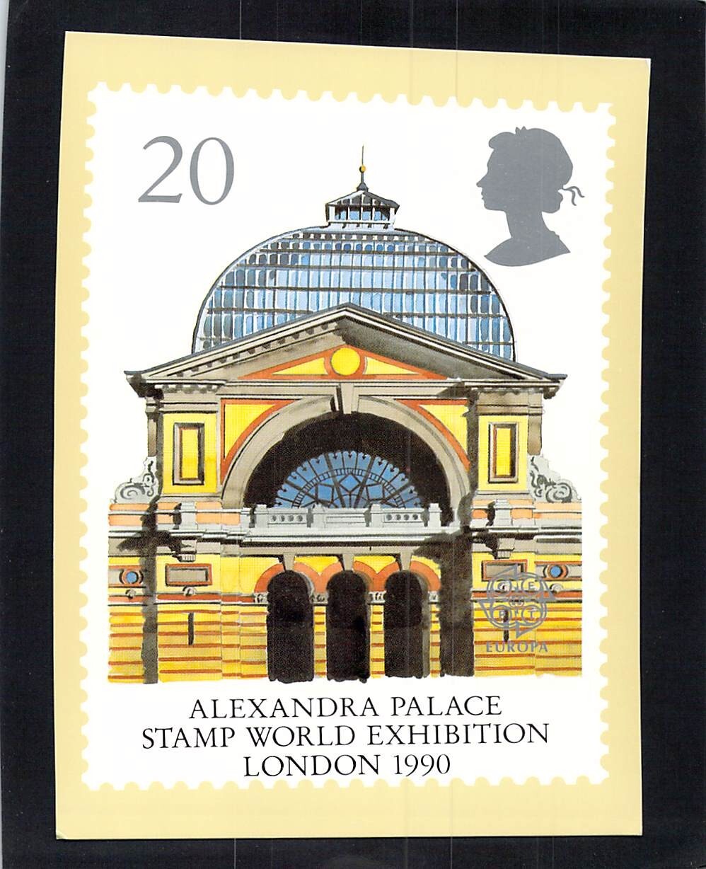 SI0396 UK Post Office Europa 1990 Exhbition postcard