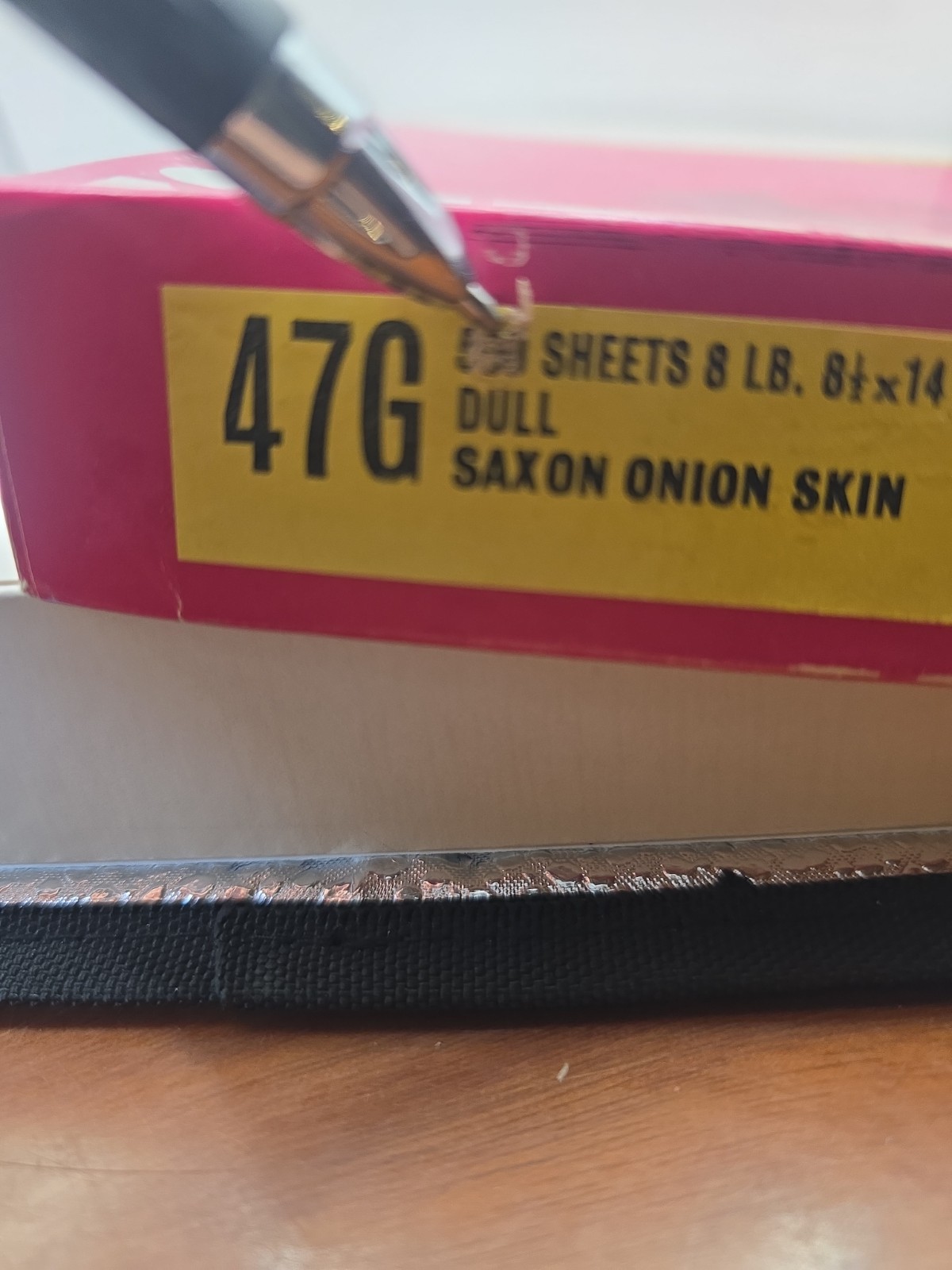 Vintage Sphinx Saxon Onion Skin Paper Business Papers 500 sheets 8-1/2 x 14