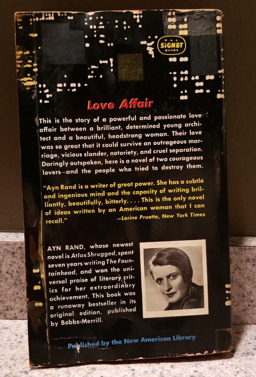 THE FOUNTAINHEAD by AYN RAND Paperback Soft Cover Book ~ 1958 4th Printing RARE