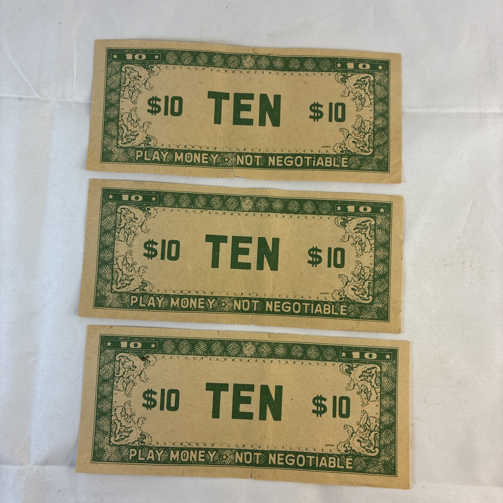 Vintage Old Play Paper Money 21 Bills – 1s, 5s, 10s, 100s And One $1000