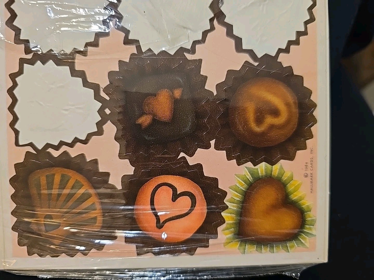 Vintage 1984 Silly Scents Scratch N Sniff Stickers Partial Chocolate Hallmark